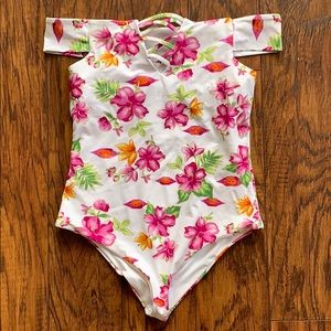 Frankies Brooklyn one piece in tropical bouquet